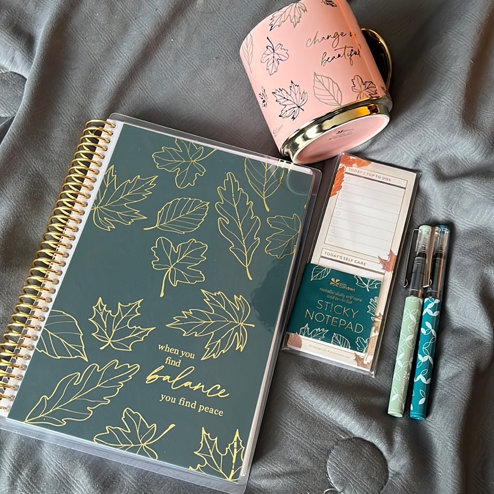 Erin Condren items from Fall surprise box 2022